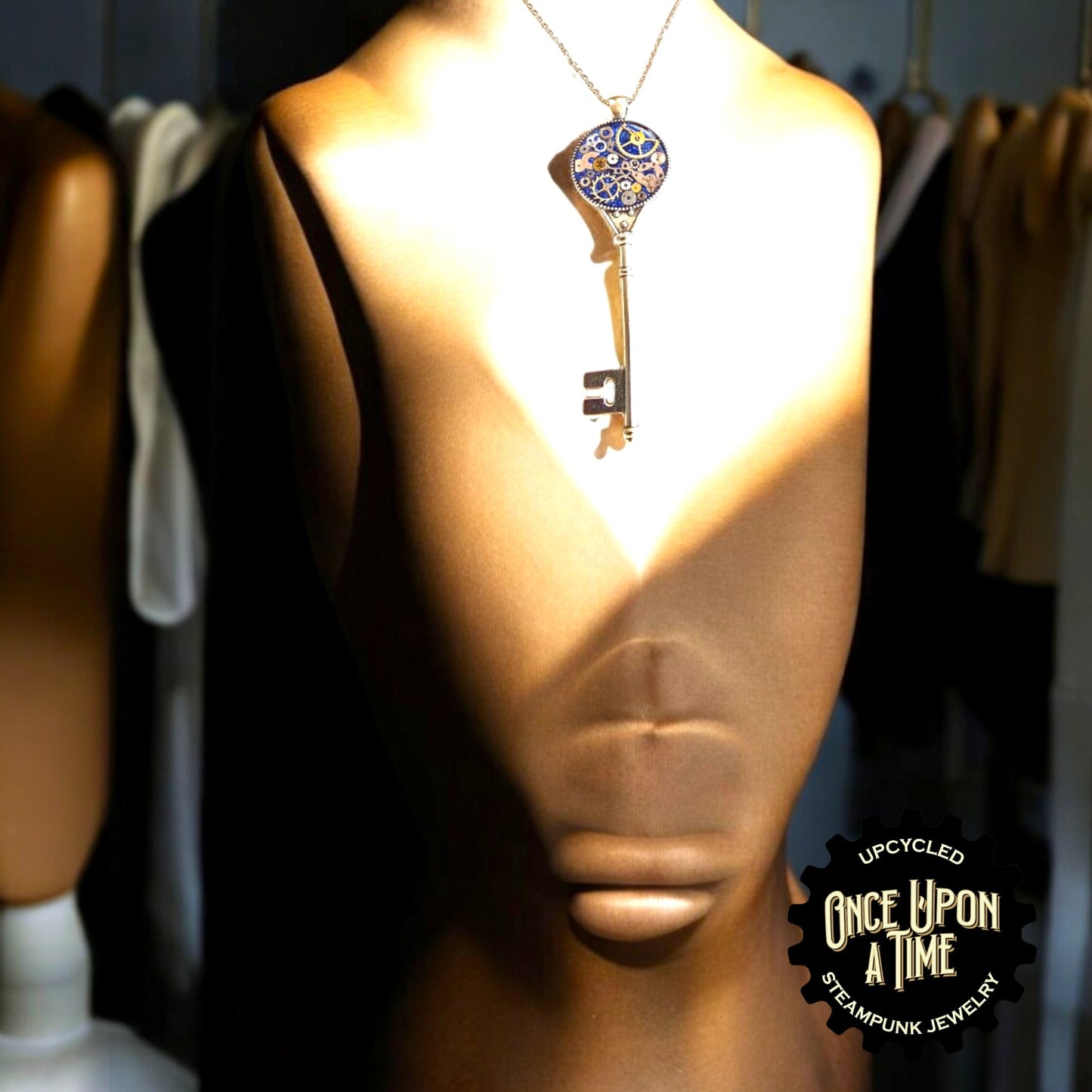 Cog Key Watch Part Pendant