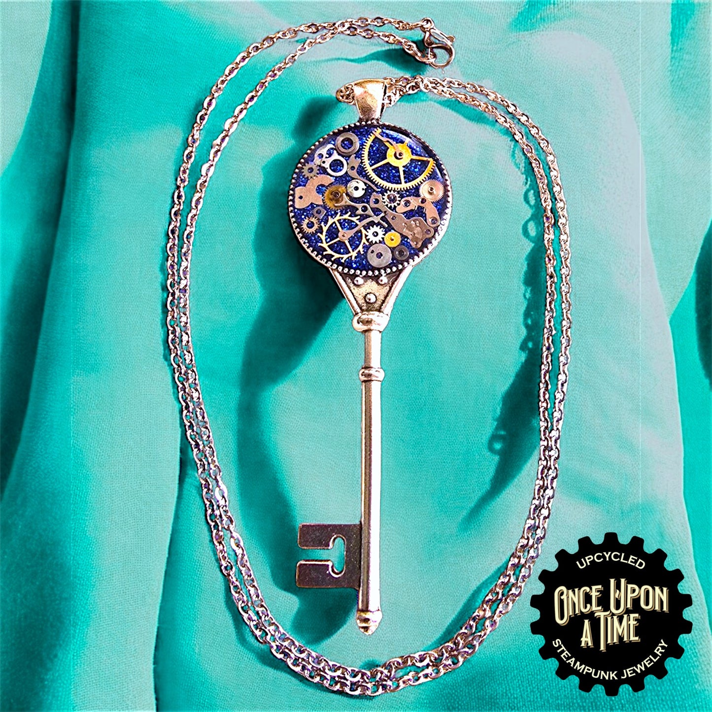 Cog Key Watch Part Pendant