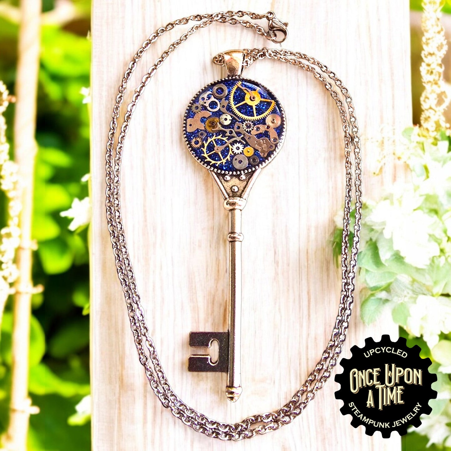 Cog Key Watch Part Pendant