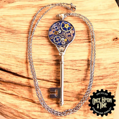 Cog Key Watch Part Pendant