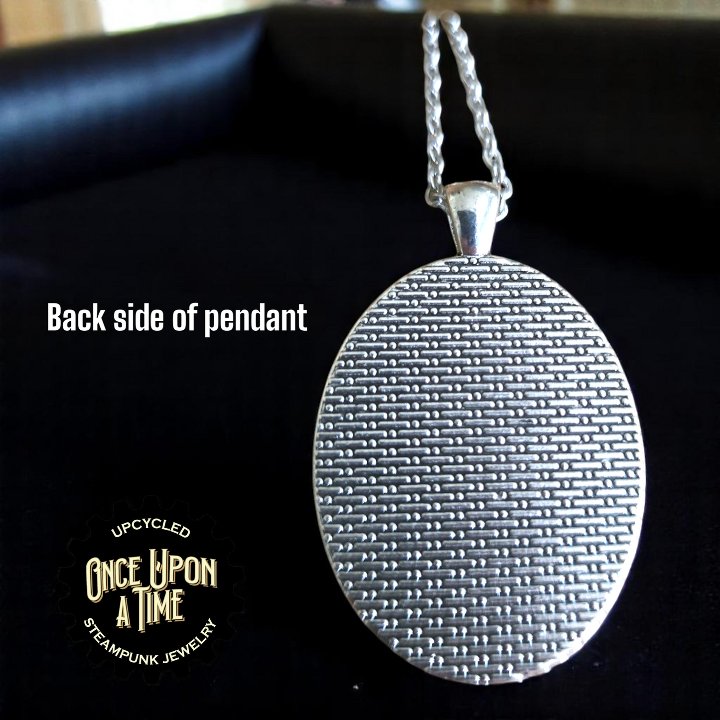 French Bulldog Oval Watch Part Pendant
