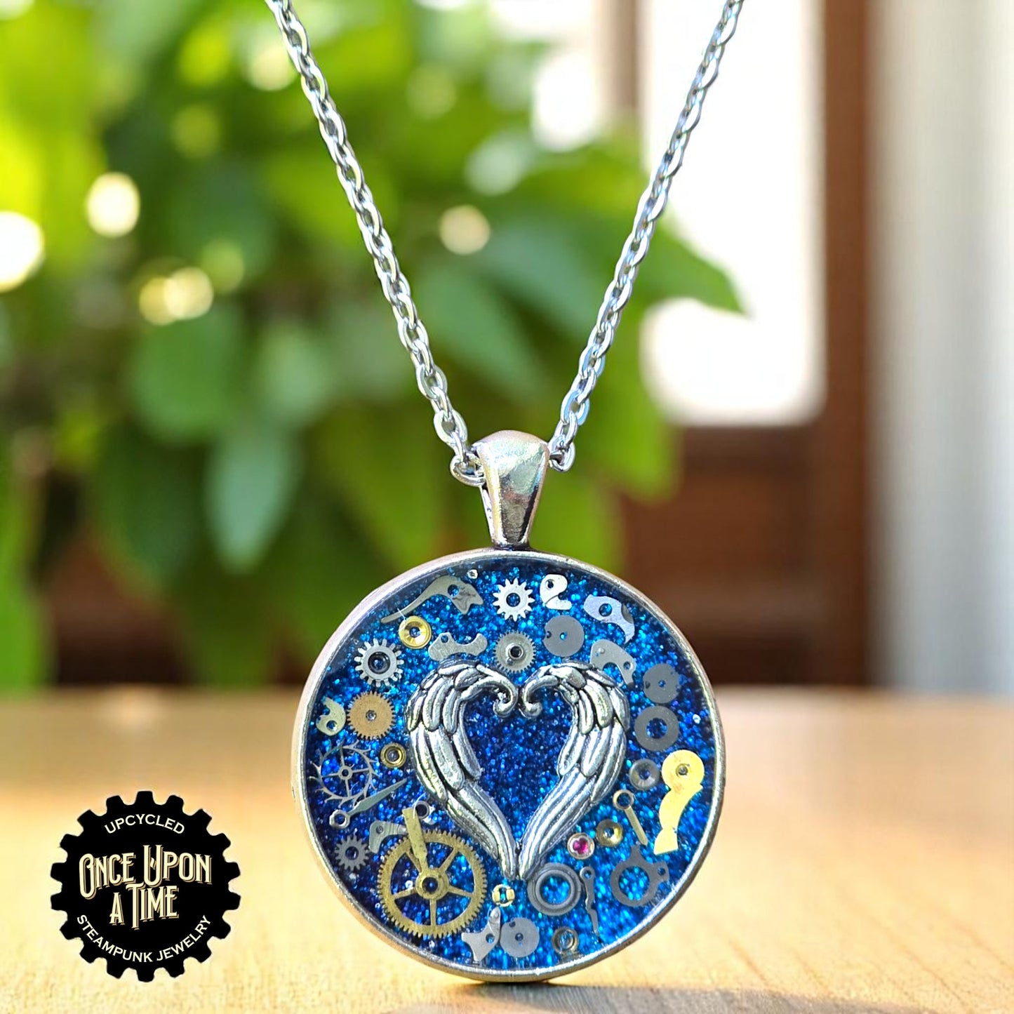 Angel Heart Lg Round Watch Part Pendant