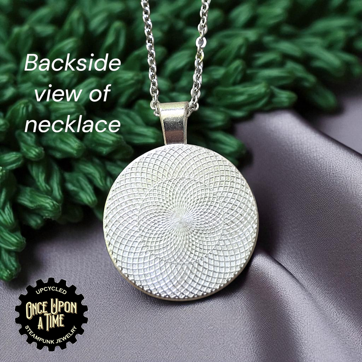 Cat Moon Small Round Watch Part Pendant
