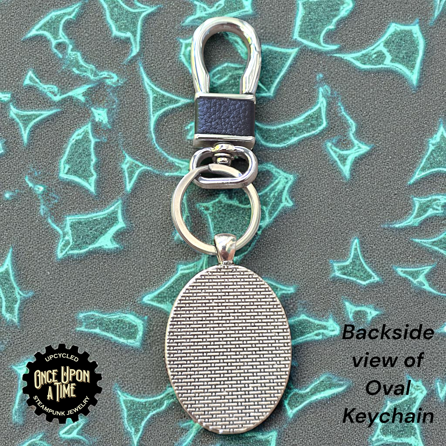 Golf Cart Oval Watch Part Keychain