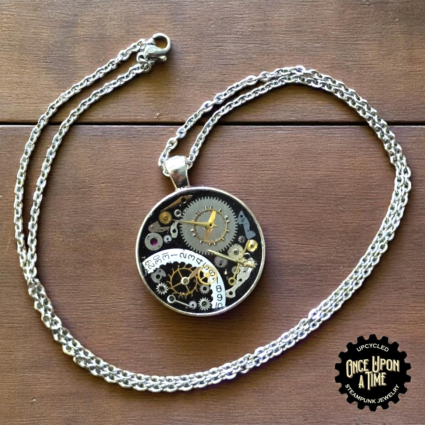 Cog Calendar Lg Round Watch Part Pendant
