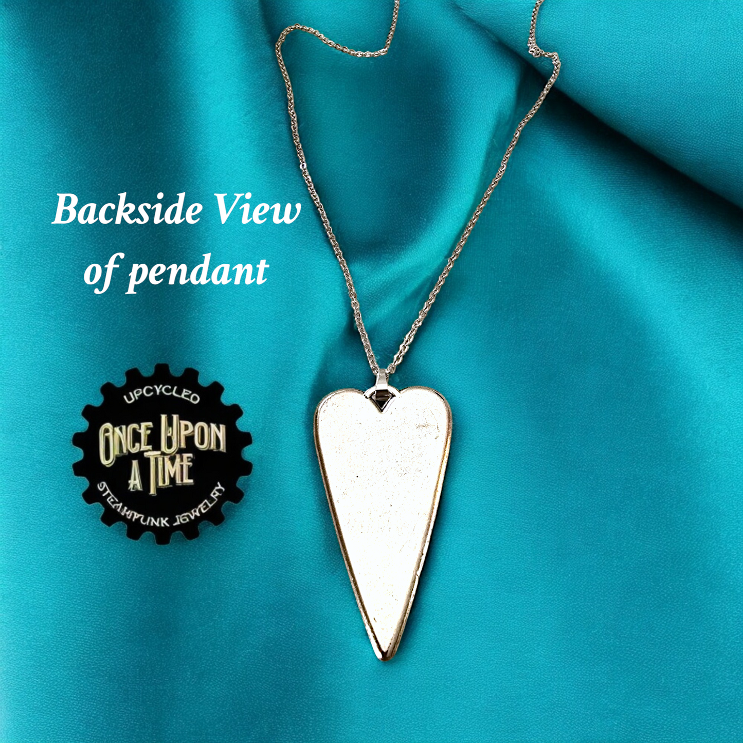 Cog Heart Watch Part Pendant