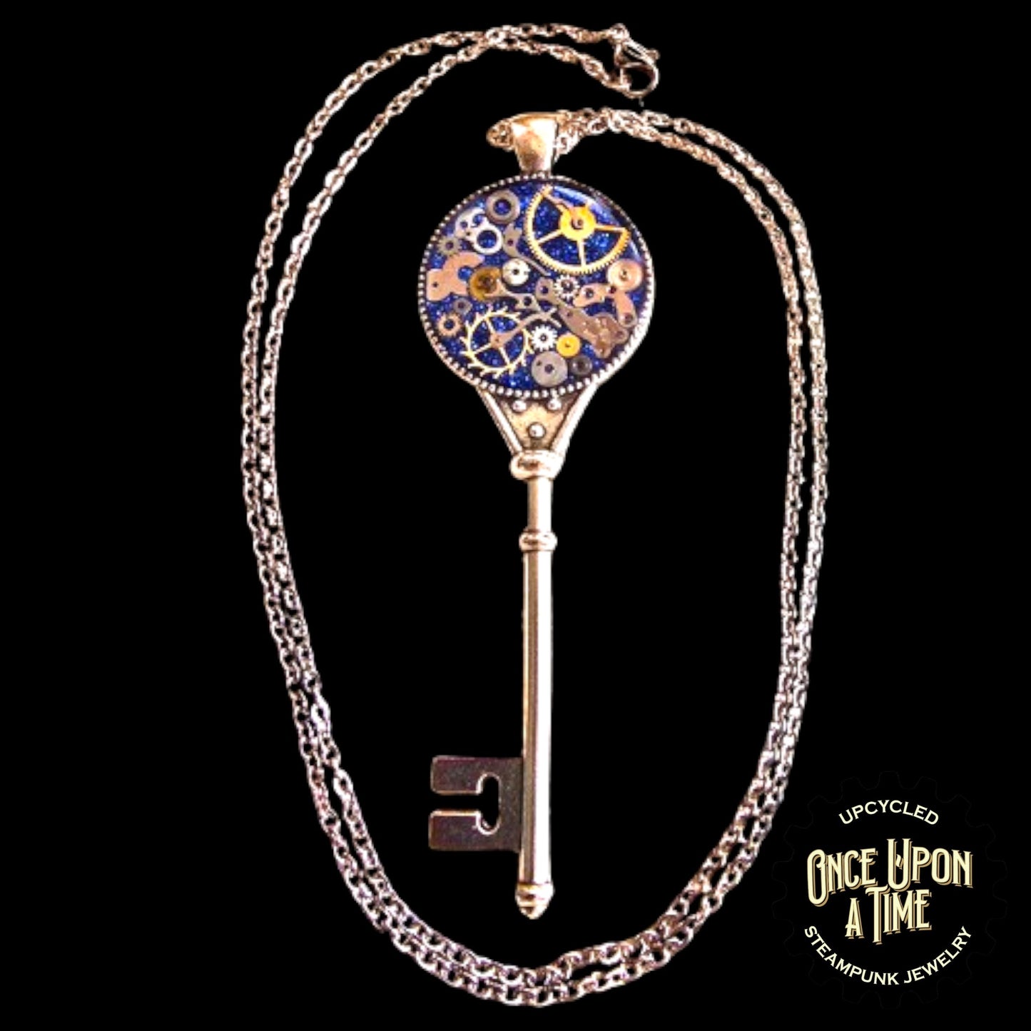 Cog Key Watch Part Pendant