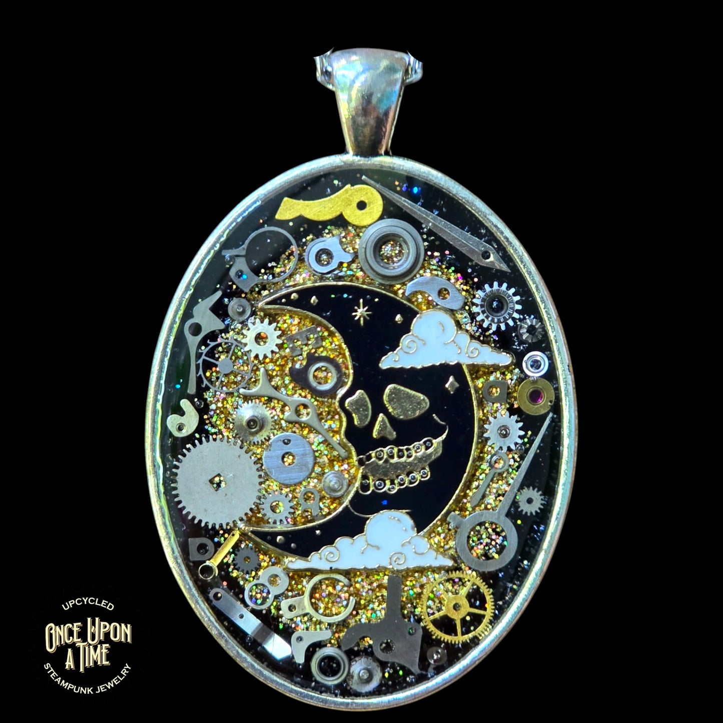 Mac Moon Oval Watch Part Pendant