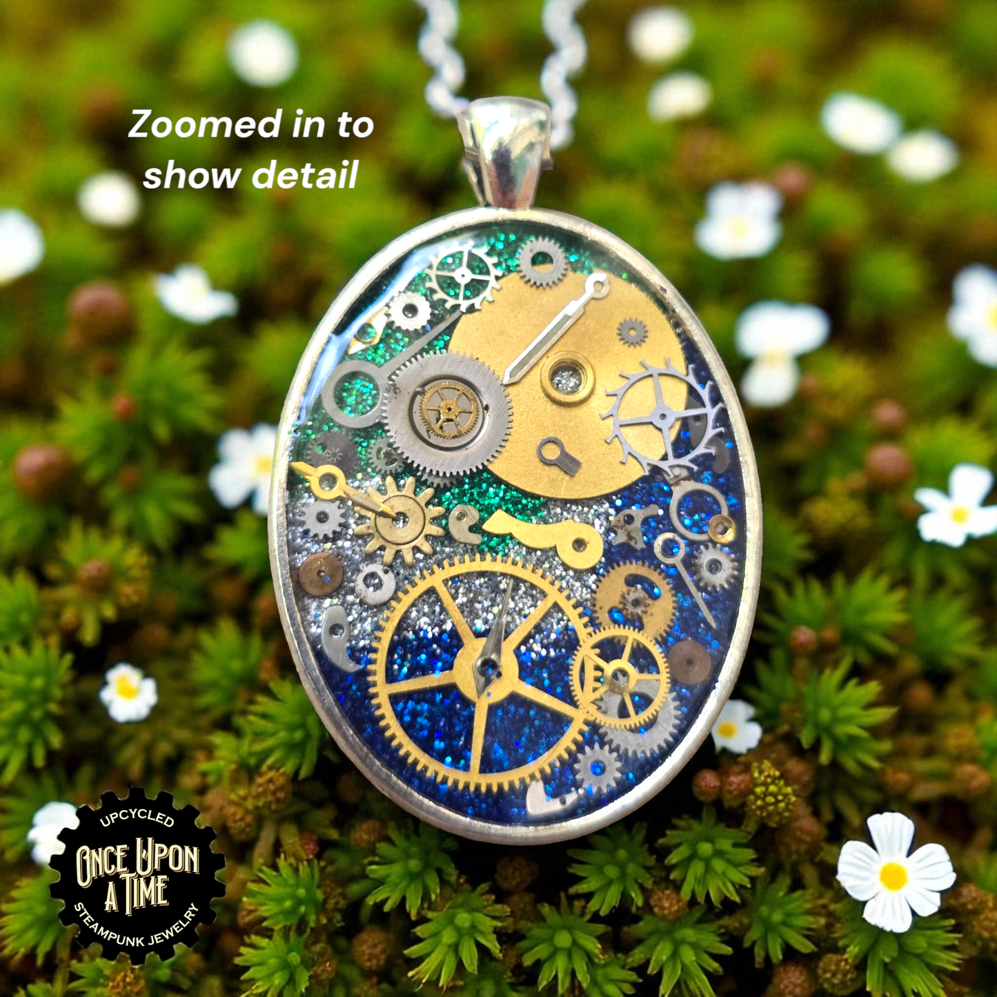 Oval Watch Part Keychain