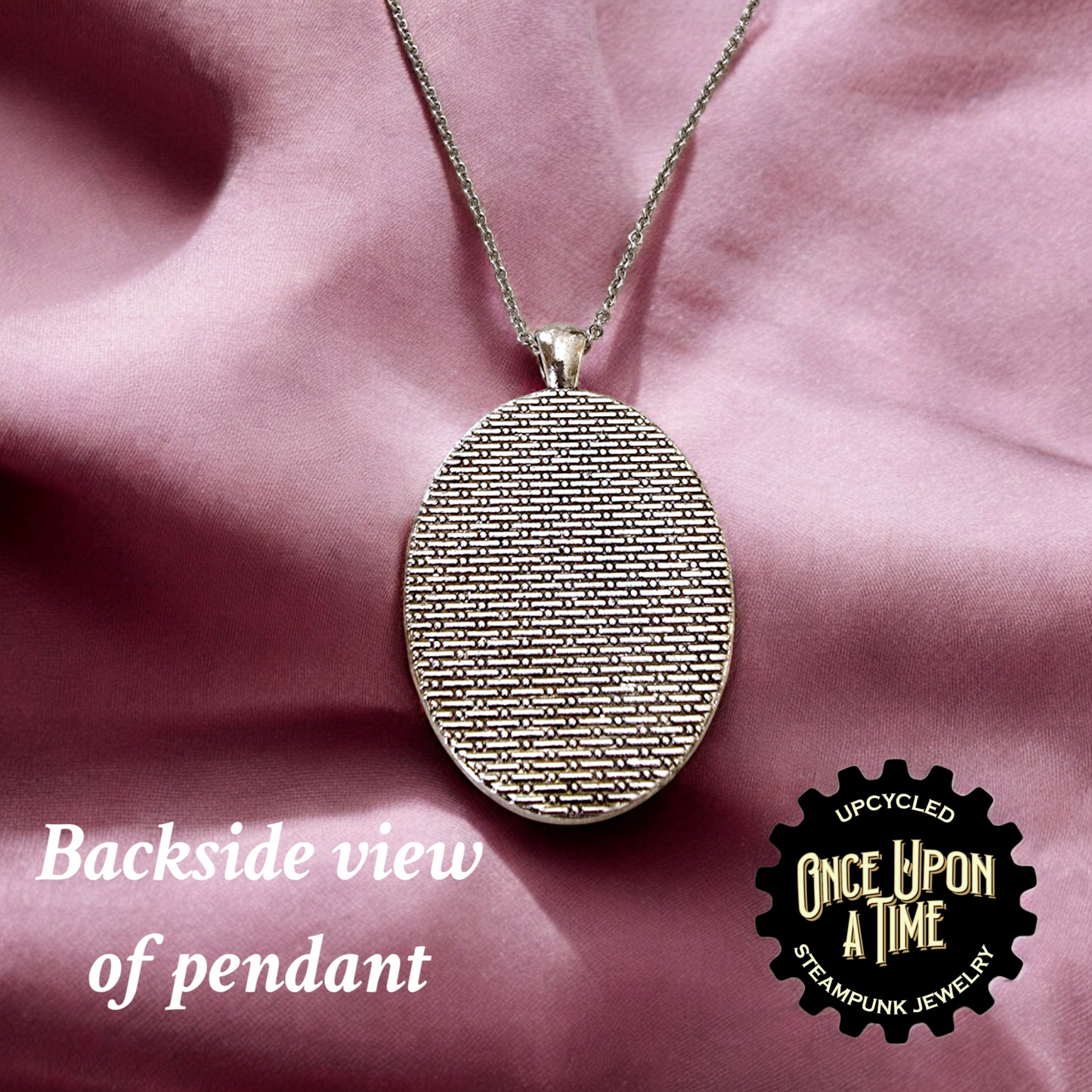 Butterfly Oval Watch Part Pendant