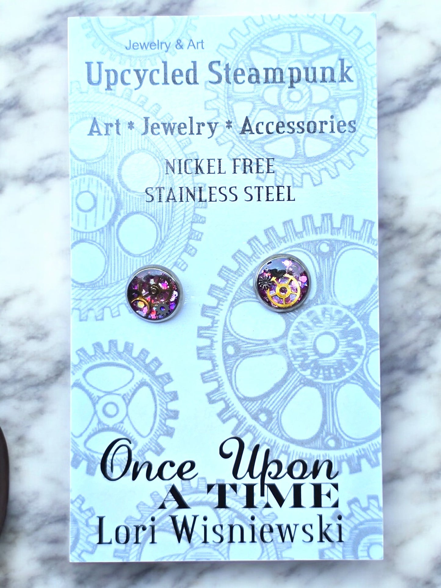 XSmall Stud Post Watch Part Earrings
