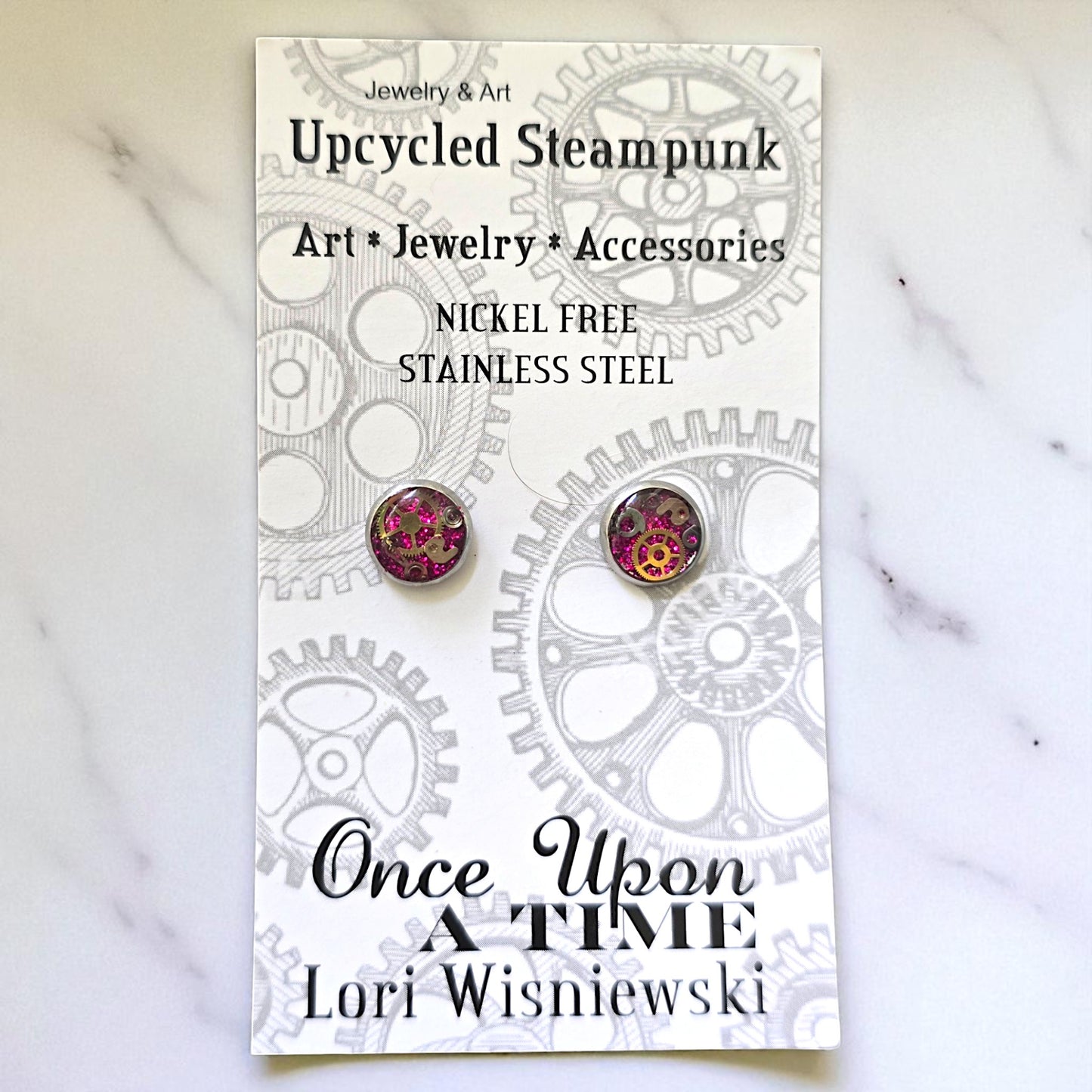 XSmall Stud Post Watch Part Earrings