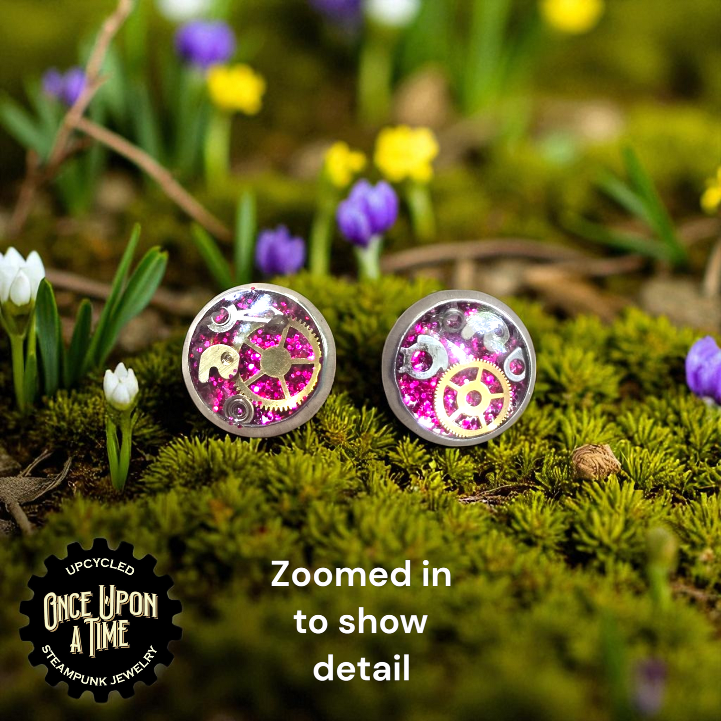 XSmall Stud Post Watch Part Earrings