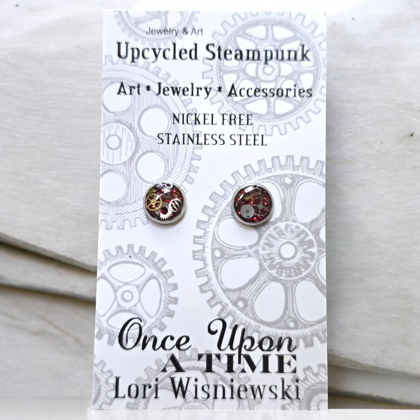 XSmall Stud Post Watch Part Earrings