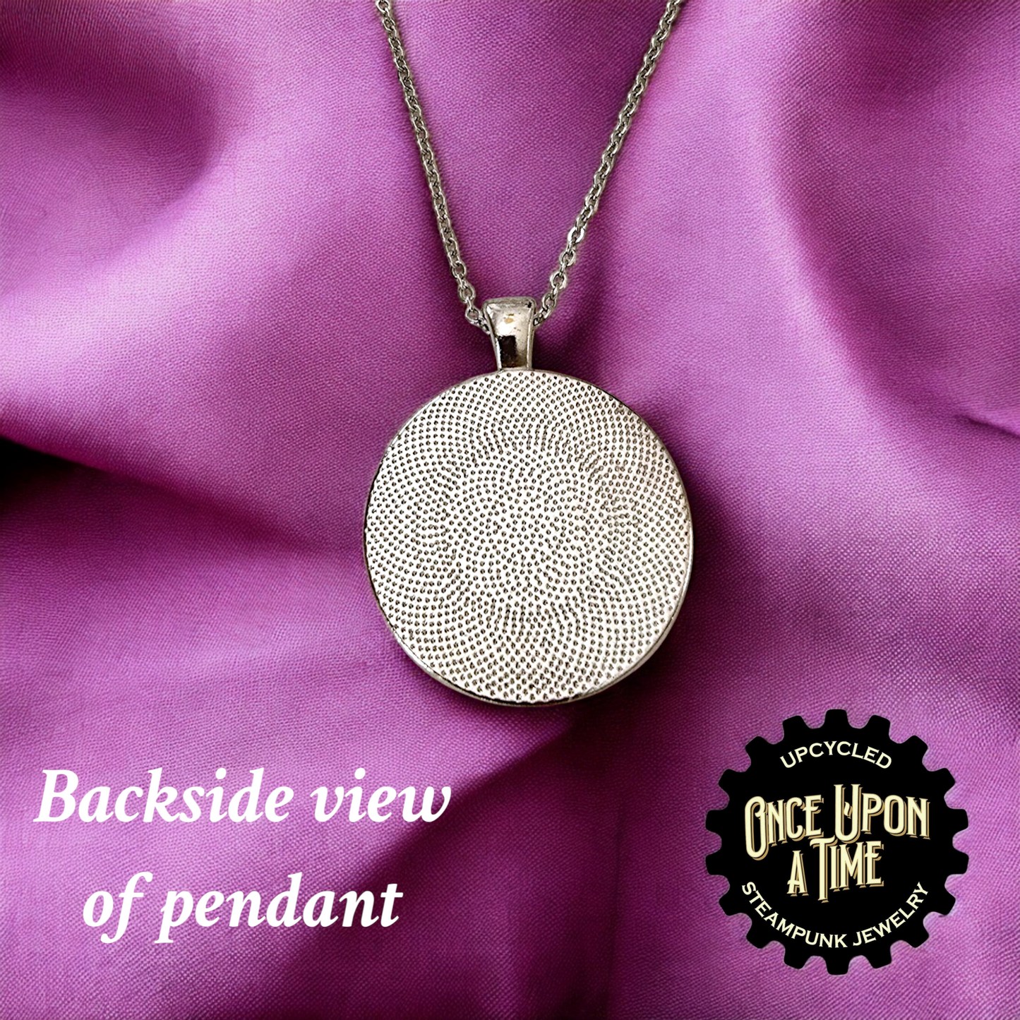 Cog Round Watch Part Pendant