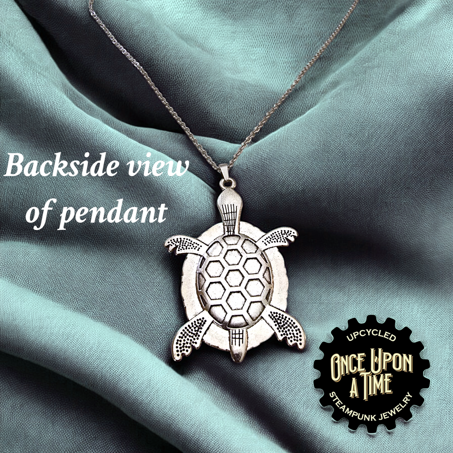 Turtle Oval Pendant Watch Part Pendant