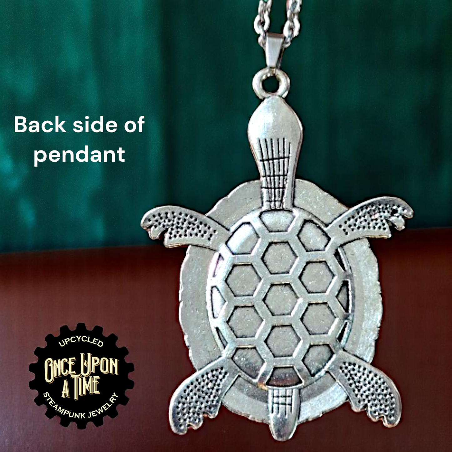 Turtle Oval Watch Part Pendants
