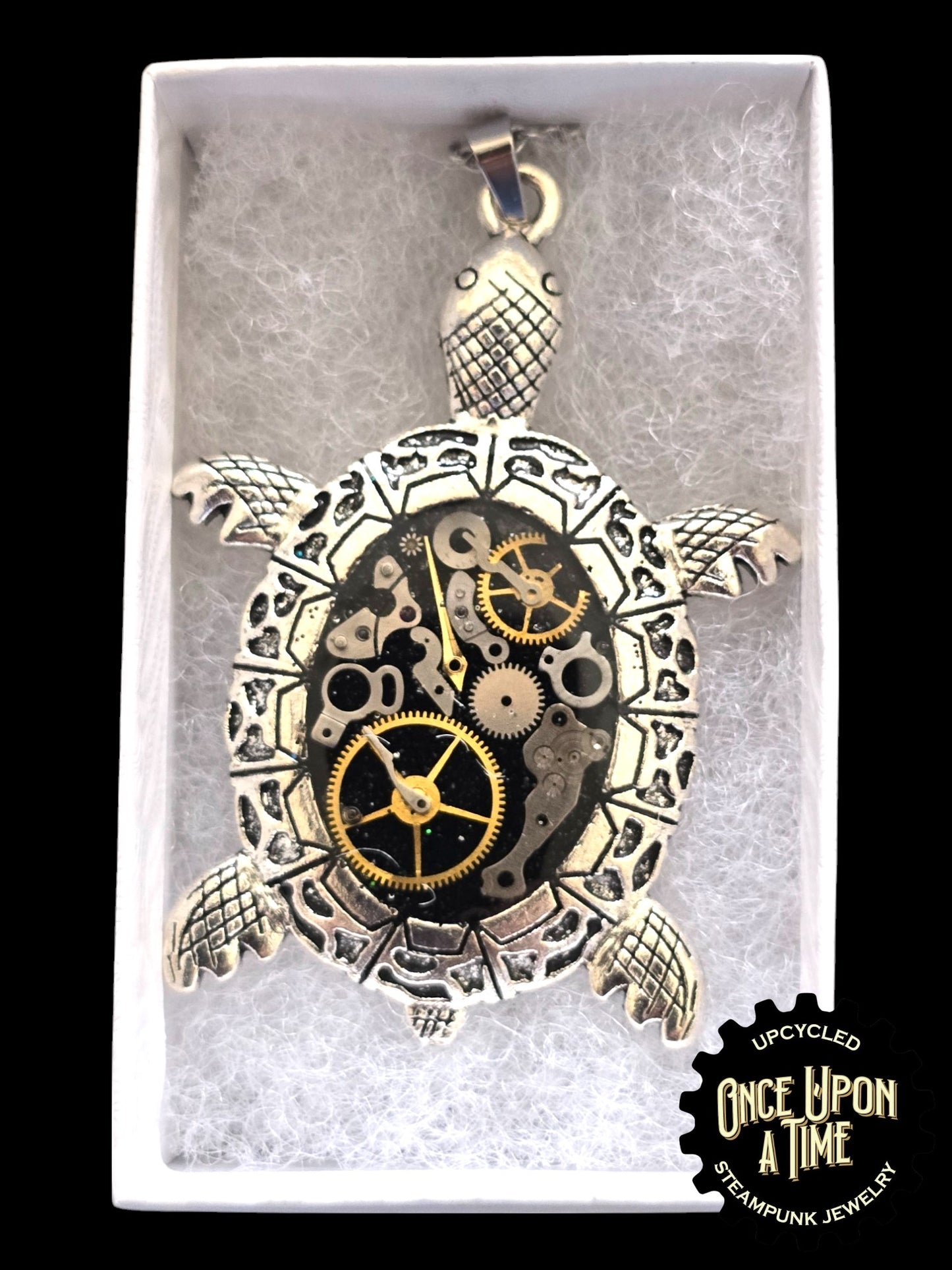 Turtle Oval Pendant Watch Part Pendant