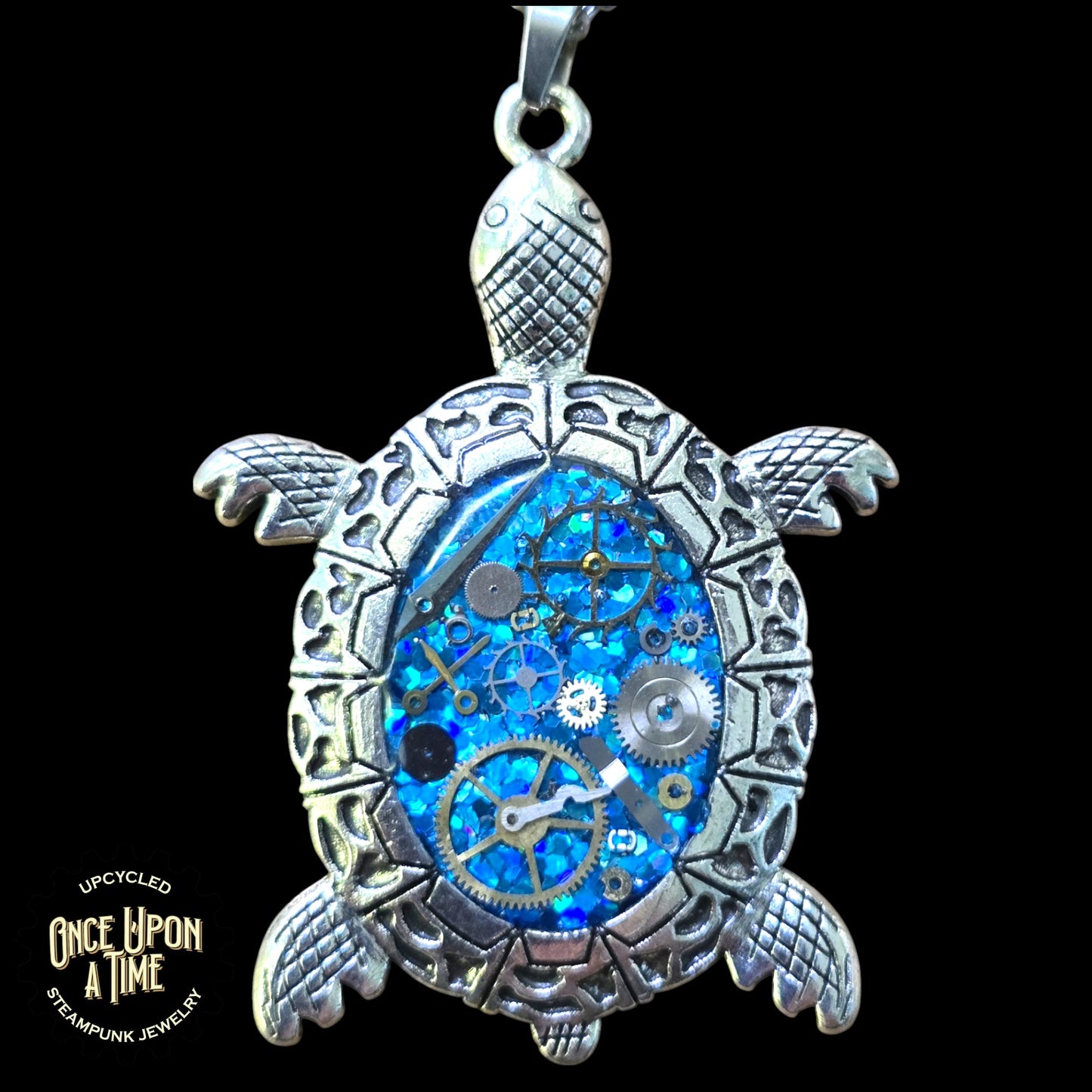 Turtle Oval Watch Part Pendants