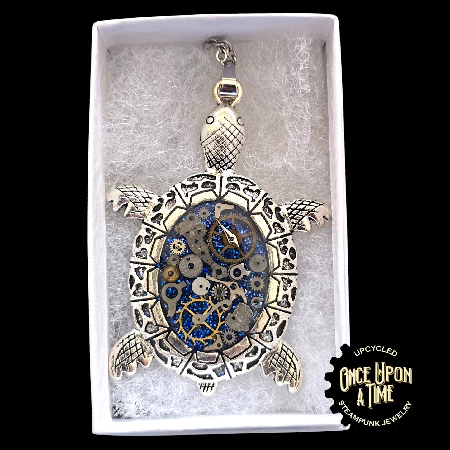 Turtle Oval Pendant Watch Part Pendant