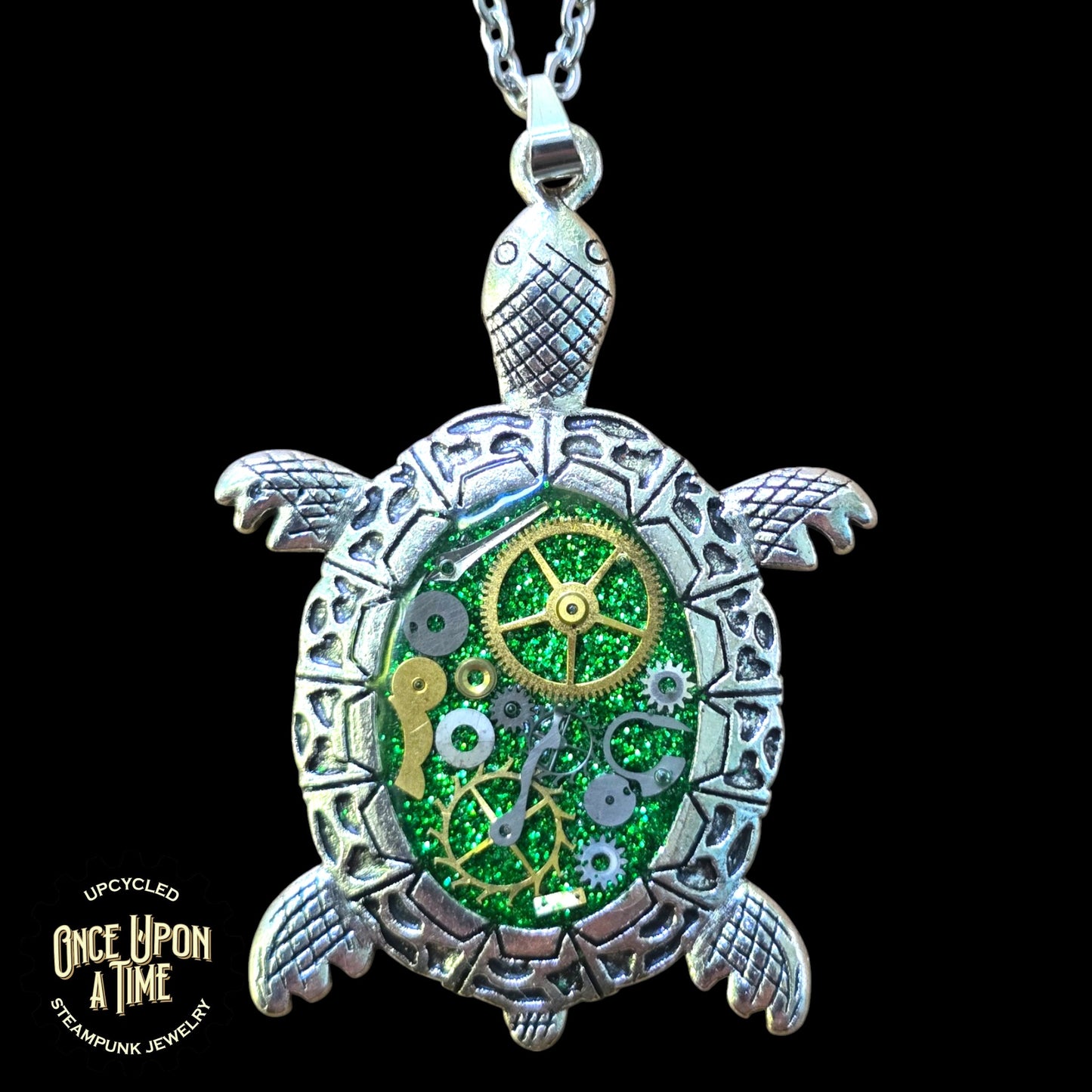 Turtle Oval Watch Part Pendants