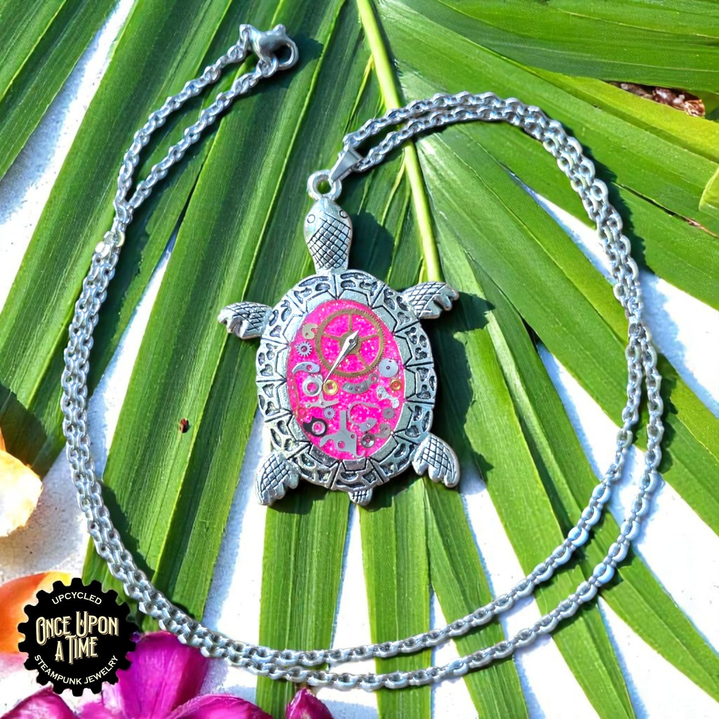 Turtle Oval Watch Part Pendants