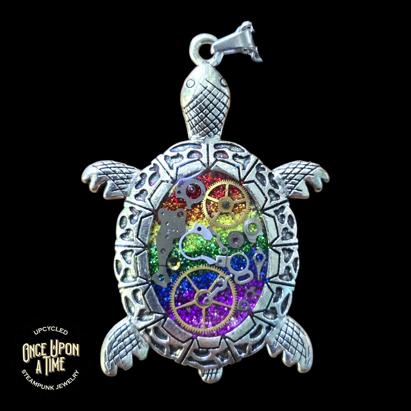 Turtle Oval Watch Part Pendants