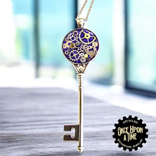 Cog Key Watch Part Pendant