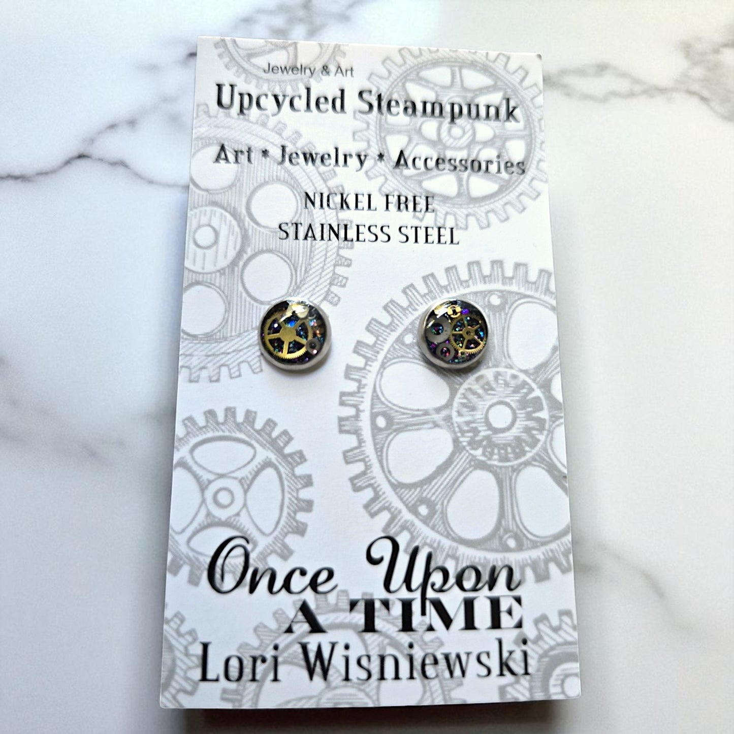 XSmall Stud Post Watch Part Earrings