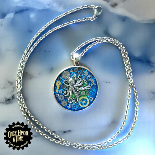 Octopus Lg Round Watch Part Pendant