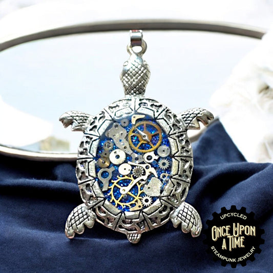 Turtle Oval Pendant Watch Part Pendant